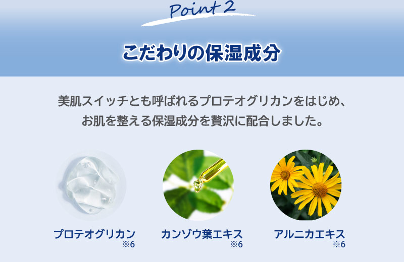 Point2:特殊保湿成分